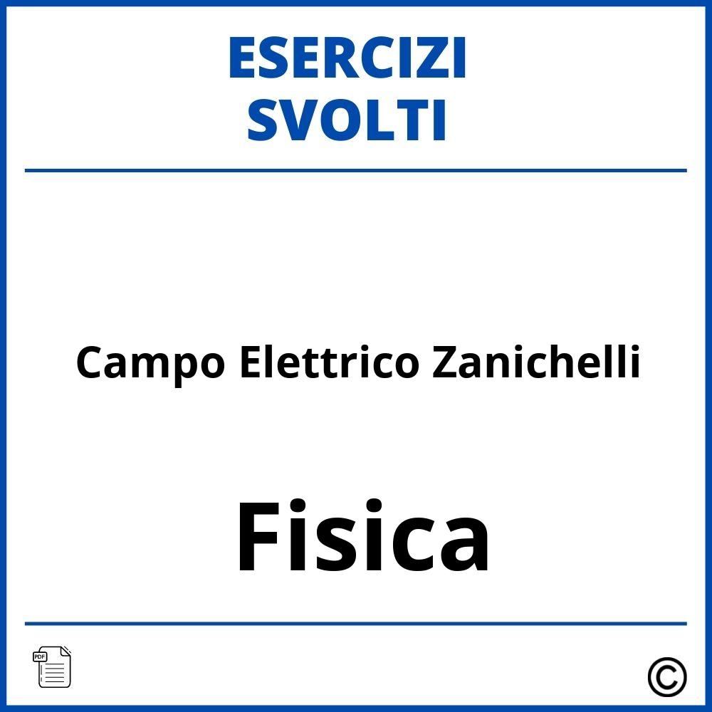 Esercizi Campo Elettrico Zanichelli