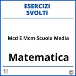 Esercizi Mcd E Mcm Scuola Media