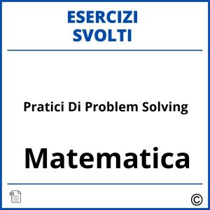 problem solving pdf italiano